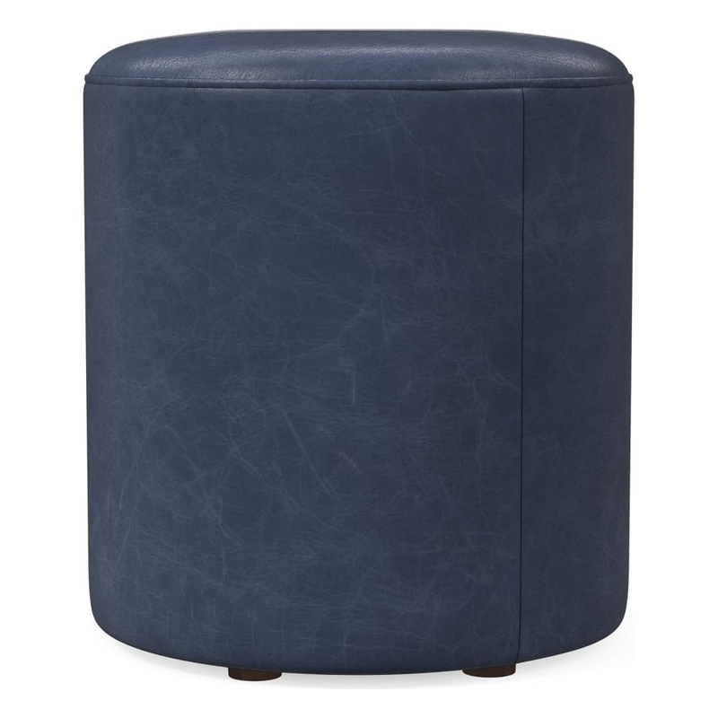 Isla Leather Ottoman