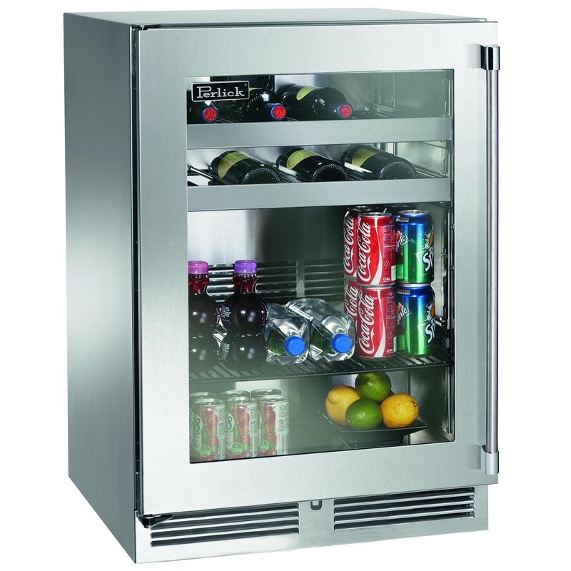 Perlick HP24CO43L 24″Outdoor Dual-Zone Refrigerator/Wine Reserve