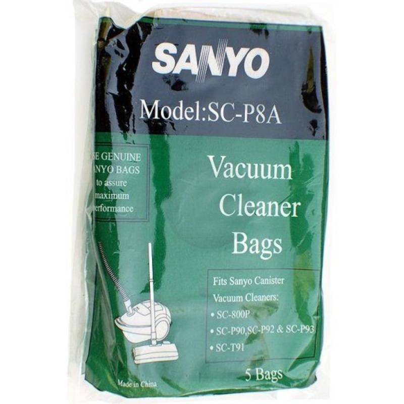 Sanyo SCP8A Vacuum Bags 5 Pack