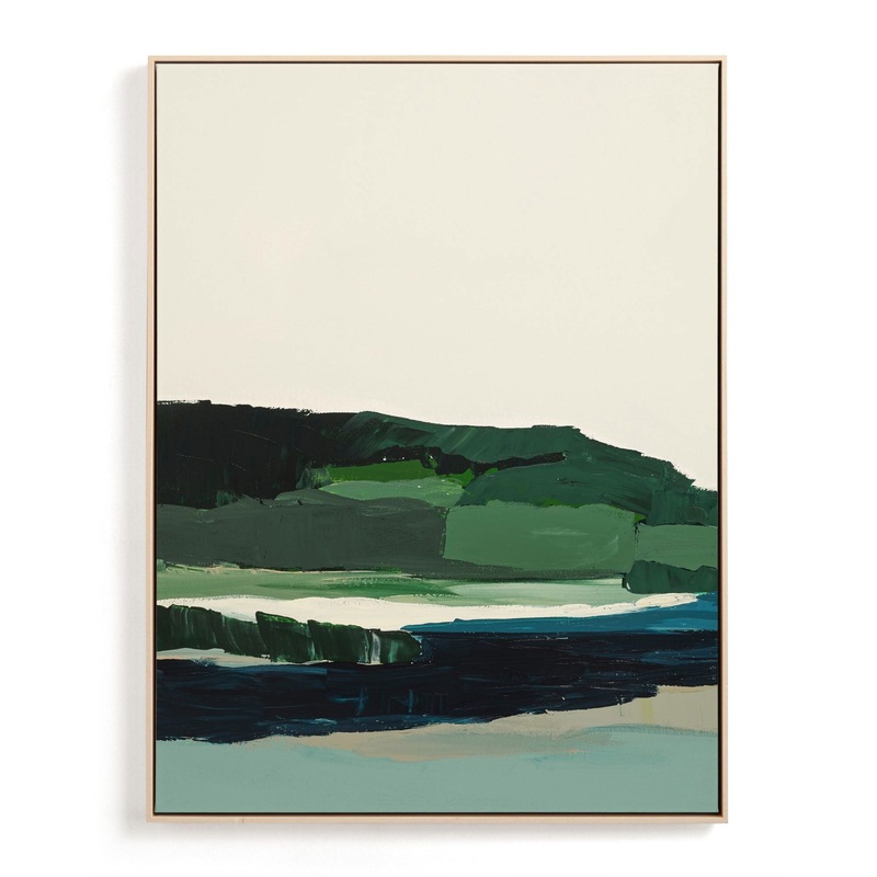 Spring Seascape Wall Art with Frame-30″x40″