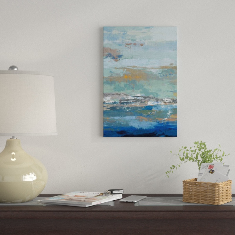Tall Wave’ Print on Canvas East Urban Home Mat Color: No Mat Size: 60″ H x 40″ W x 1.5″ D Format: Black Framed Fine Art Paper