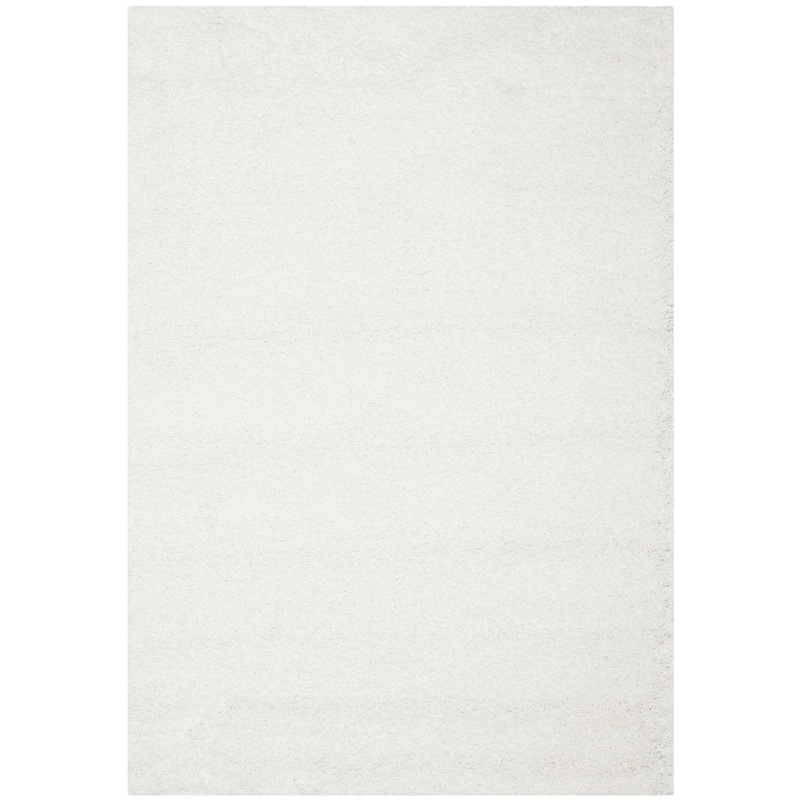 Assar White Area Rug Wade Logan Rug Size: Rectangle 9’6″ x 13′