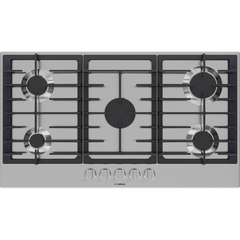 Bosch NGM3650UC 300 Series Gas Cooktop Stainless Steel