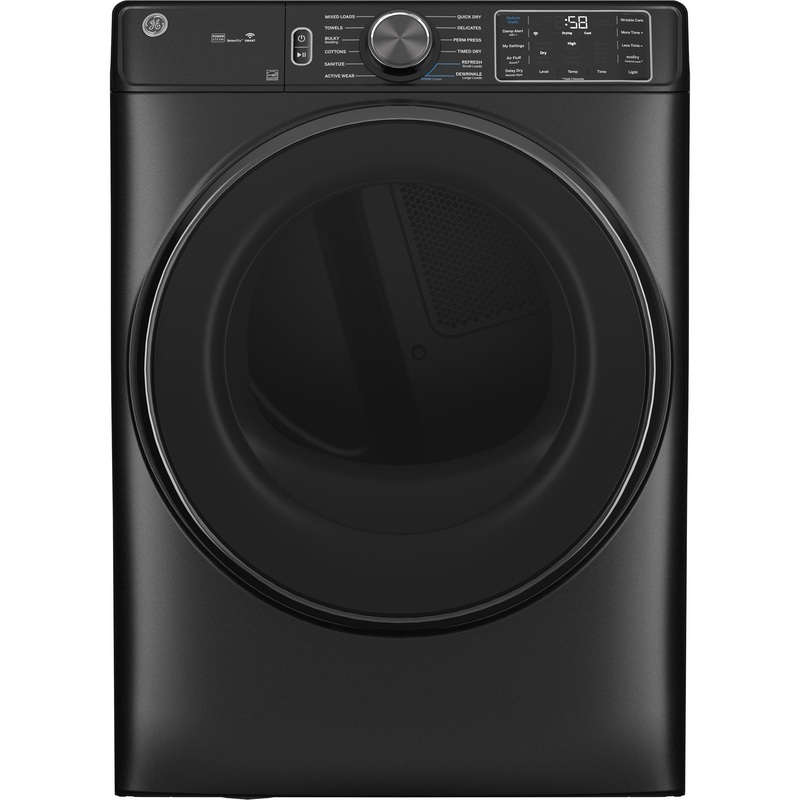GFD65ESPVDS GE ENERGY STAR 7.8 cu. ft. Capacity Smart Front Load Electric Dryer with Steam and Sanitize Cycle