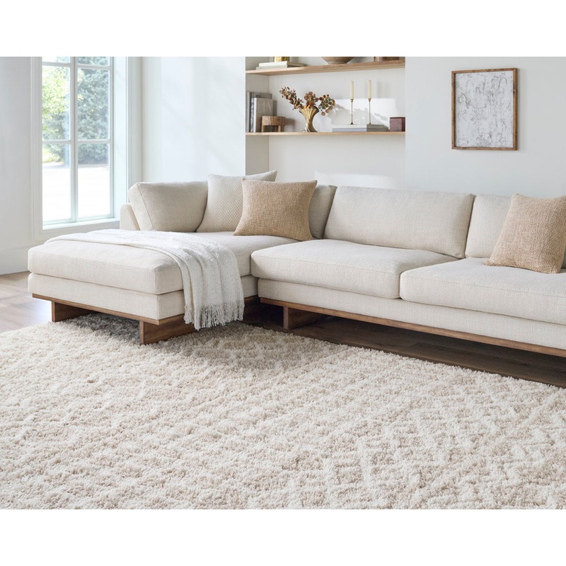 Lurdes Geometric Area Rug Langley Street Rug Size: Rectangle 12′ x 15′