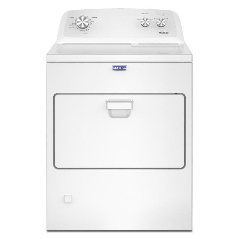Maytag MGD4005SW Top Load Gas Wrinkle Prevent Dryer – 7.0 Cu. Ft.