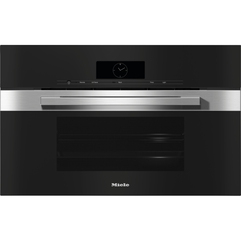 Miele DGC7870 STAINLESS STEEL   30″ Compact Combi-Steam Oven Xl For Steam Cooking, Baking, Roasting With Roast Probe + Menu Cooking.