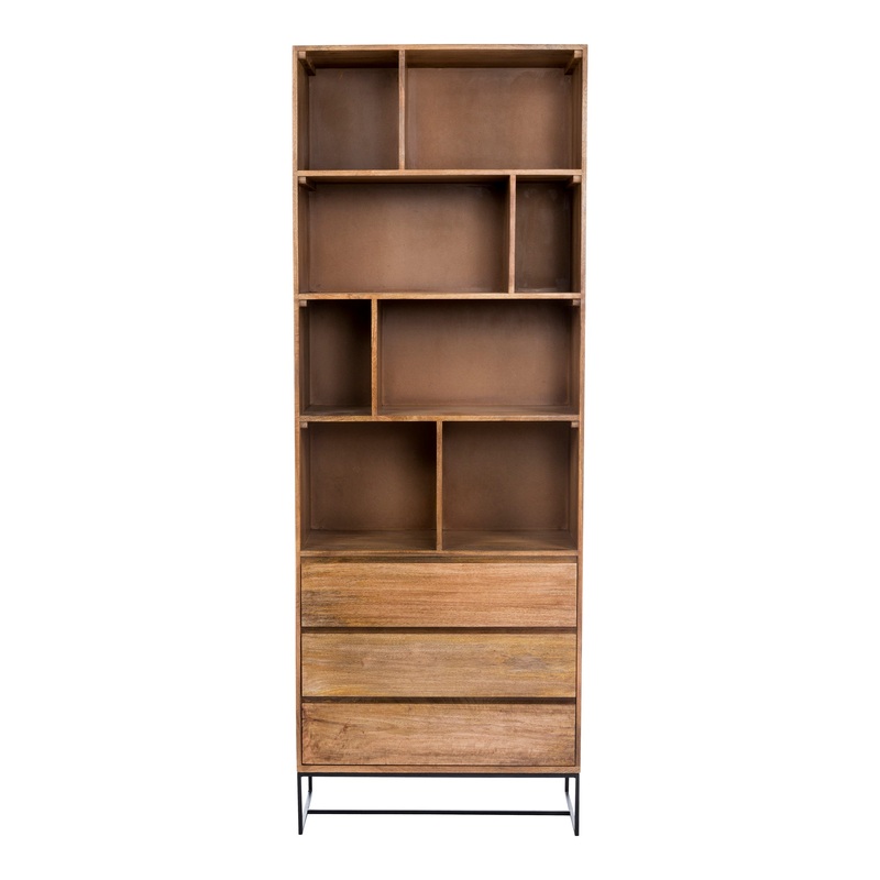 Modern Mango Wood Storage Unit