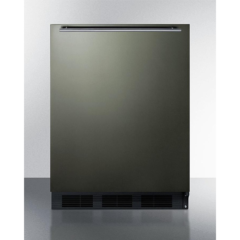 Summit CT663BKBIKSHH 24″ Wide Built-in Refrigerator-freezer