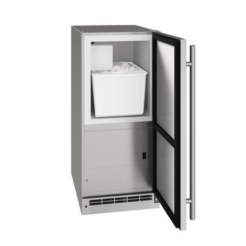 U-Line UOCR115SS01A 15″ Crescent Ice Maker With Stainless Solid Finish (115 V/60 Hz Volts /60 Hz Hz)