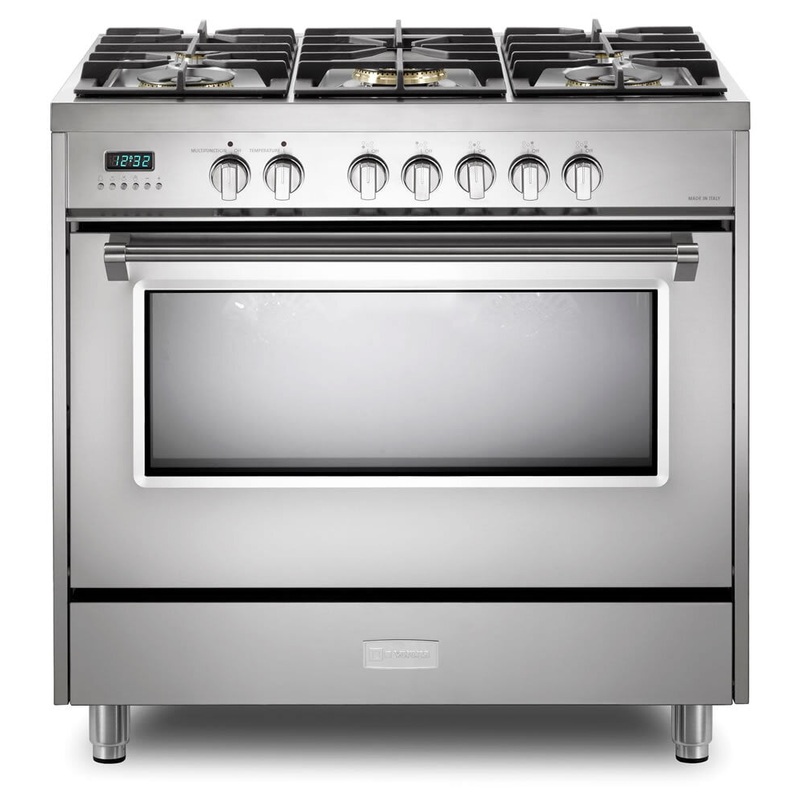 Verona VDFSGE365SS Stainless Steel 36″ Dual Fuel – Designer Series