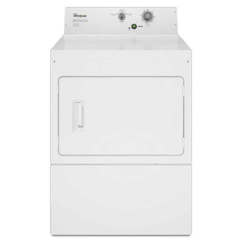 Whirlpool CGM2795JQ Commercial Gas Super-Capacity Dryer, Non-Coin