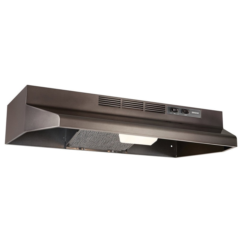 Broan F4030BLS Broan 30-Inch Convertible Under-Cabinet Range Hood, 160 Cfm, Black Stainless Steel