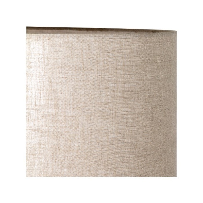 Geometric Oak Glow: Oak Table Lamp – Charcoal