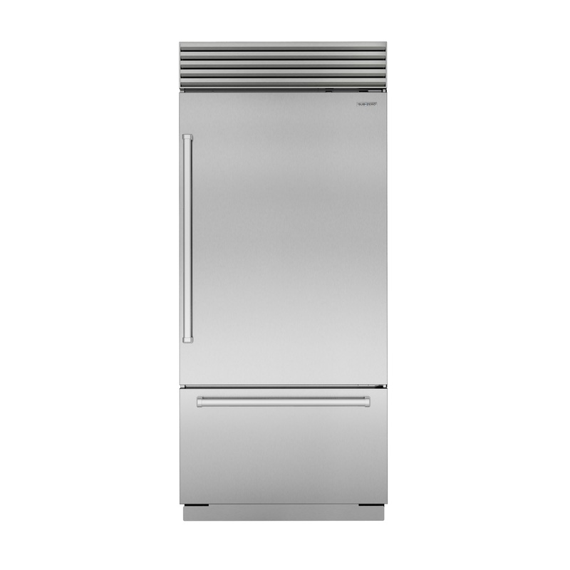 Sub-Zero CL3650UIDSPR 36″ Classic Over-And-Under Refrigerator/Freezer With Internal Dispenser