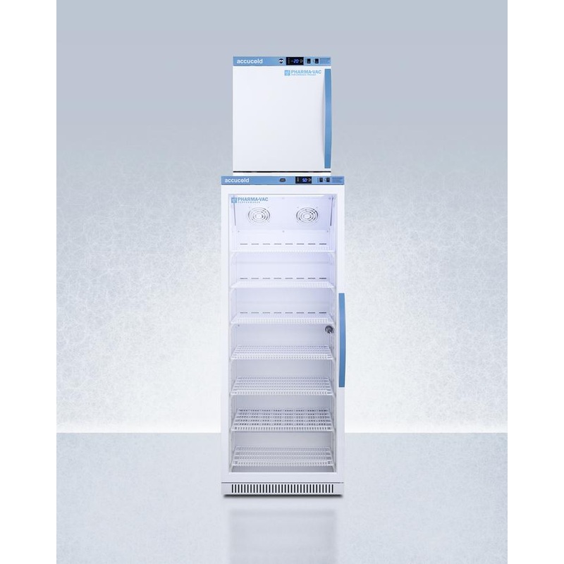 Summit ARG12PVAFZ1PVSTACKLHD 24″ Wide Performance Series All-Refrigerator/All-Freezer Combination