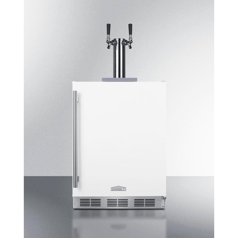 Summit SBC58WHBIADAWKDTWIN 24″ Wide Built-In Wine Kegerator, Ada Compliant