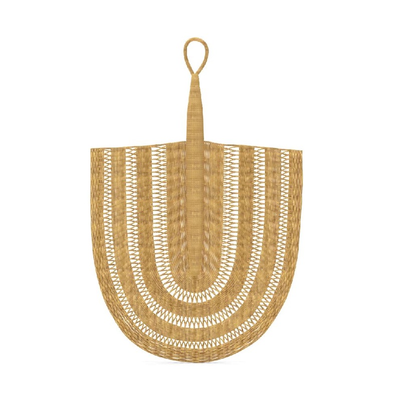 Woven Fan Wall Hanging