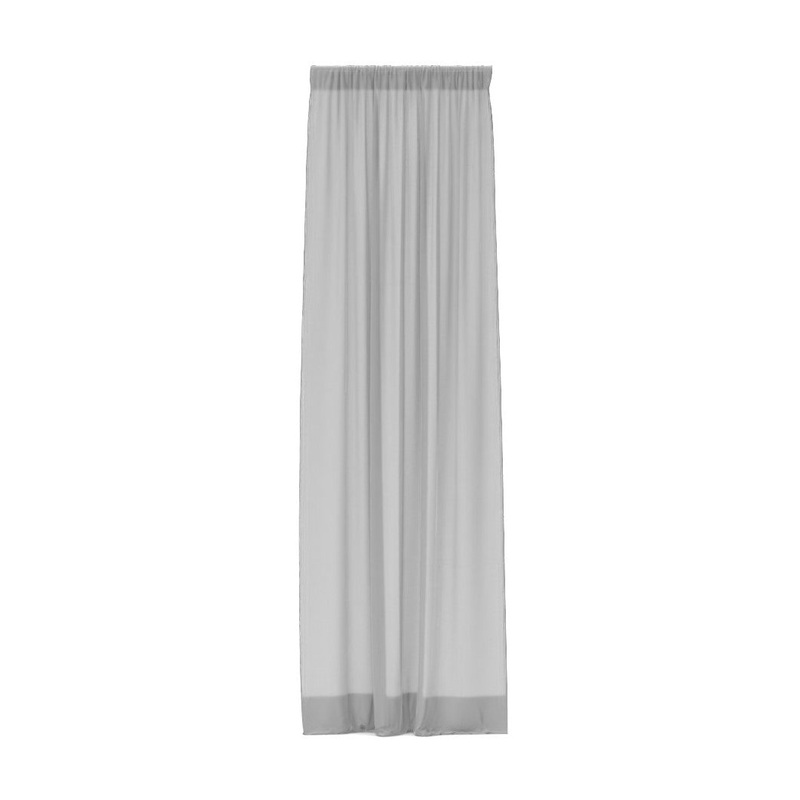 Belgian Flax Linen Rod Pocket Sheer Curtain 96″