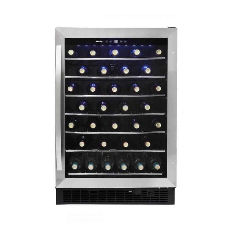 Danby DWC057A1BSS Danby 60 Bottle Built-In Wine Cooler In Stainless Steel