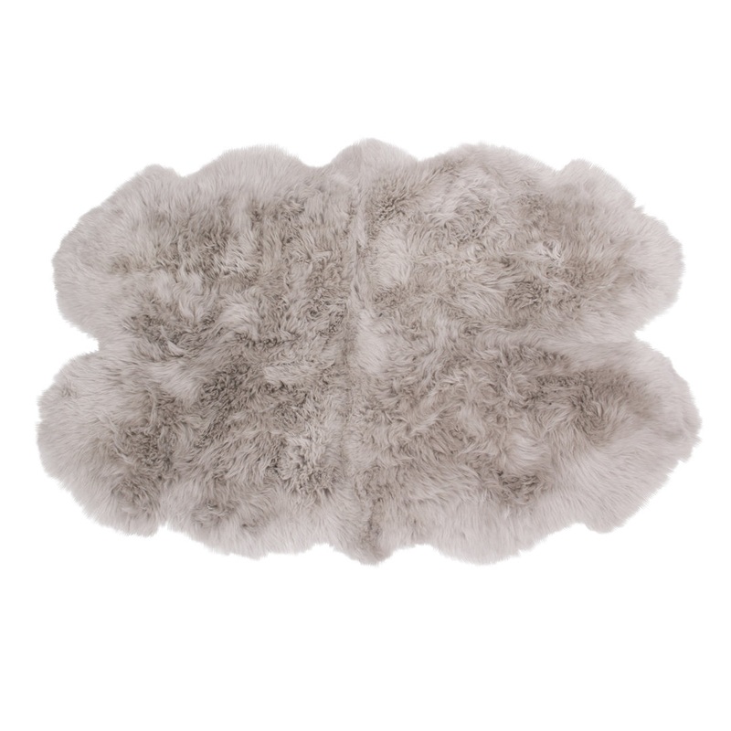 Kowal Sheepskin Area Rug in Chateau Gray Joss & Main Rug Size: Novelty 3’6″ x 5’6″