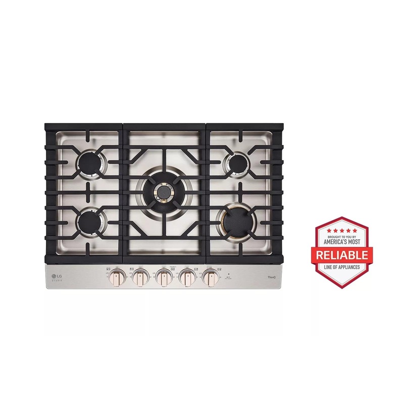 Lg CBGS3028N Lg Studio 30″ Ultraheat Gas Cooktop With Easyclean
