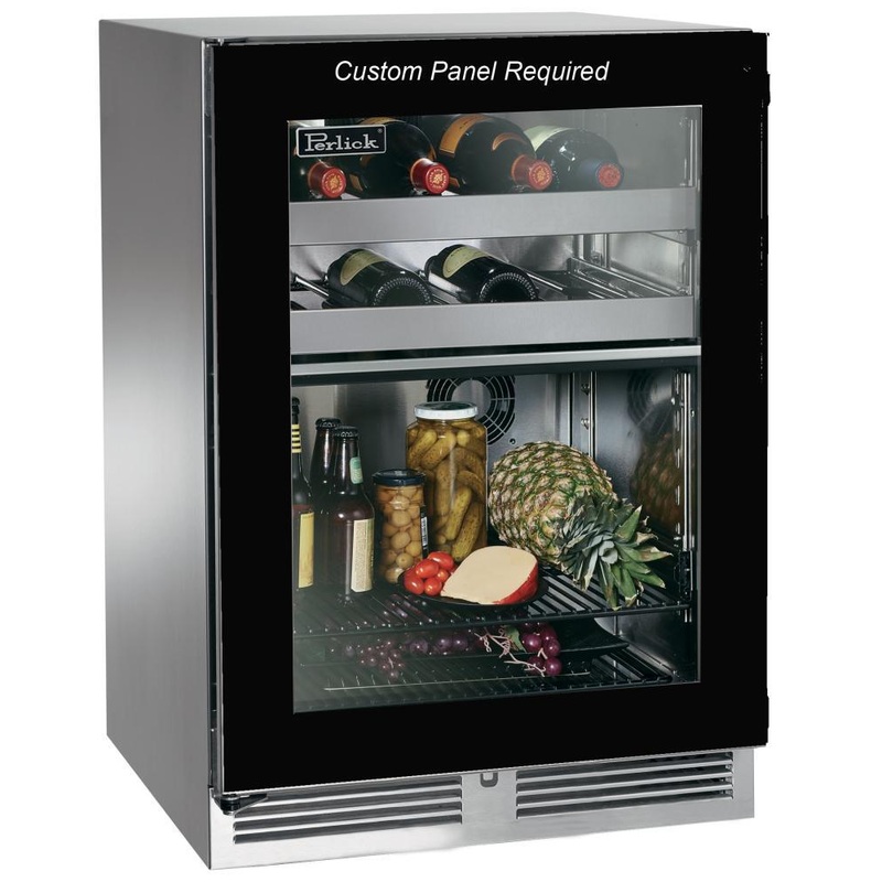 Perlick HP24CS44L 24″ Dual-Zone Refrigerator/Wine Reserve