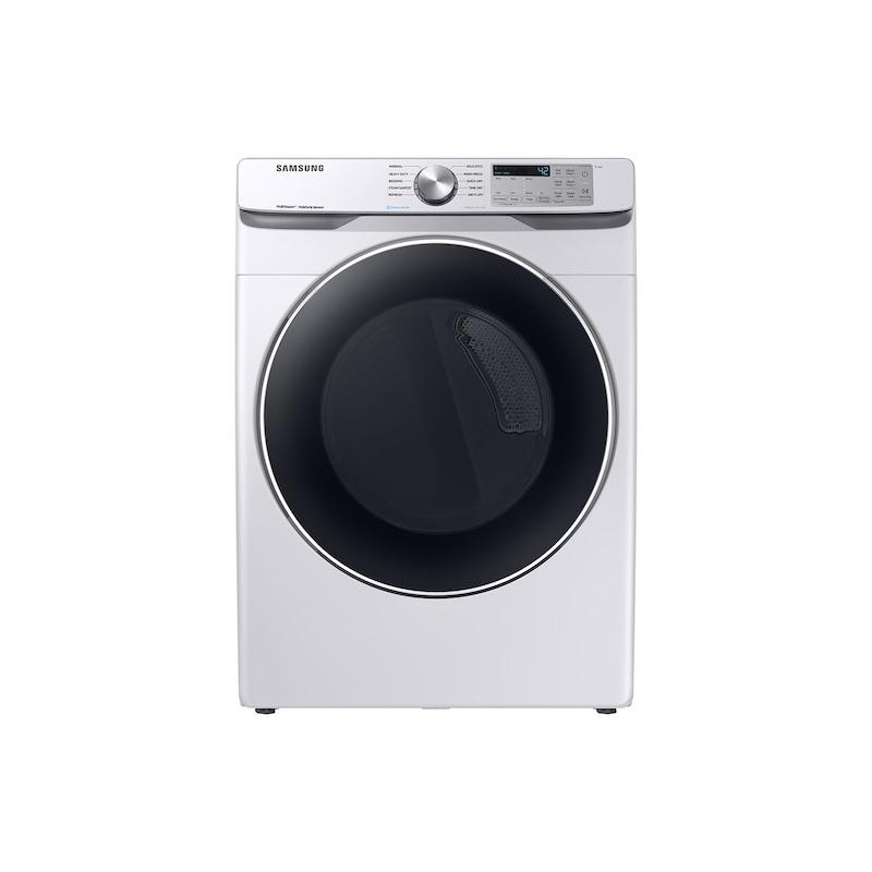 Samsung DVE45T6200W 7.5 cu. ft. Electric Dryer with Steam Sanitize+ in White