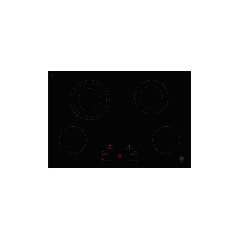 Bertazzoni PE304CER 30 Ceran Touch Control Cooktop 4 Heating Zones Nero – Black
