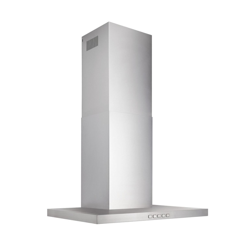 Broan 30-Inch Convertible Wall-Mount T-Style Chimney Range Hood, 450 MAX CFM, Stainless Steel
