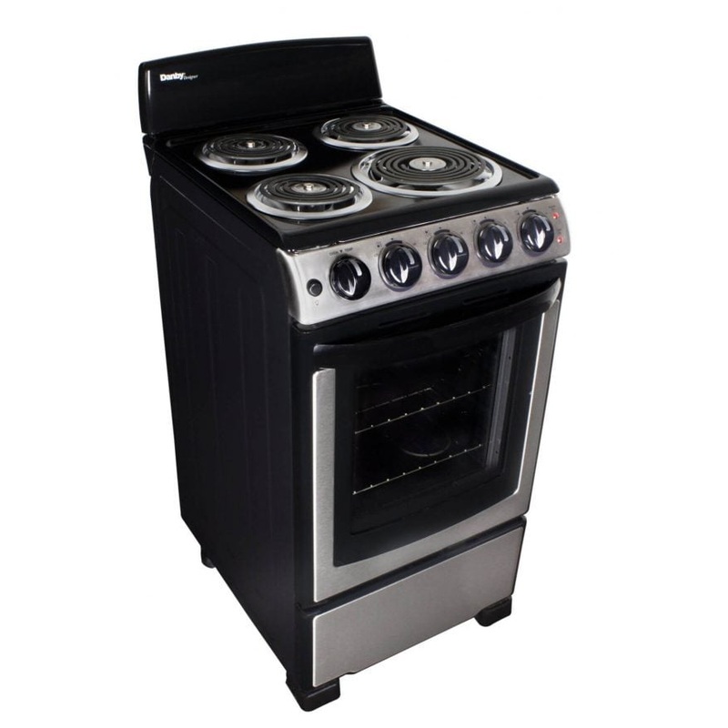 Danby DER202BSS Danby 20″ Free Standing Coil Stainless Steel Range