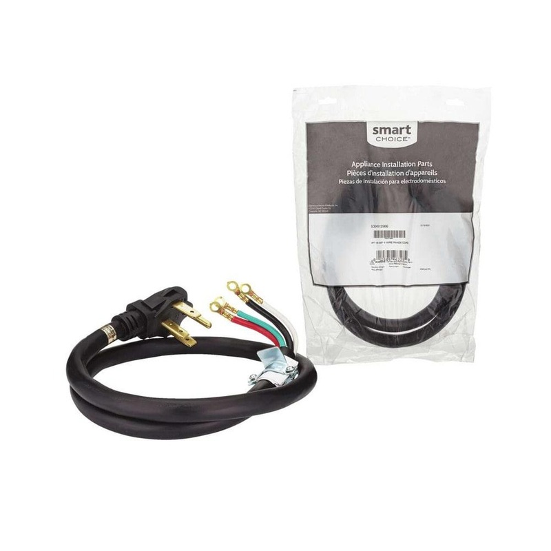 Frigidaire 5304512986C10 Smart Choice 4′ 50 Amp 4 Wire Range Cord