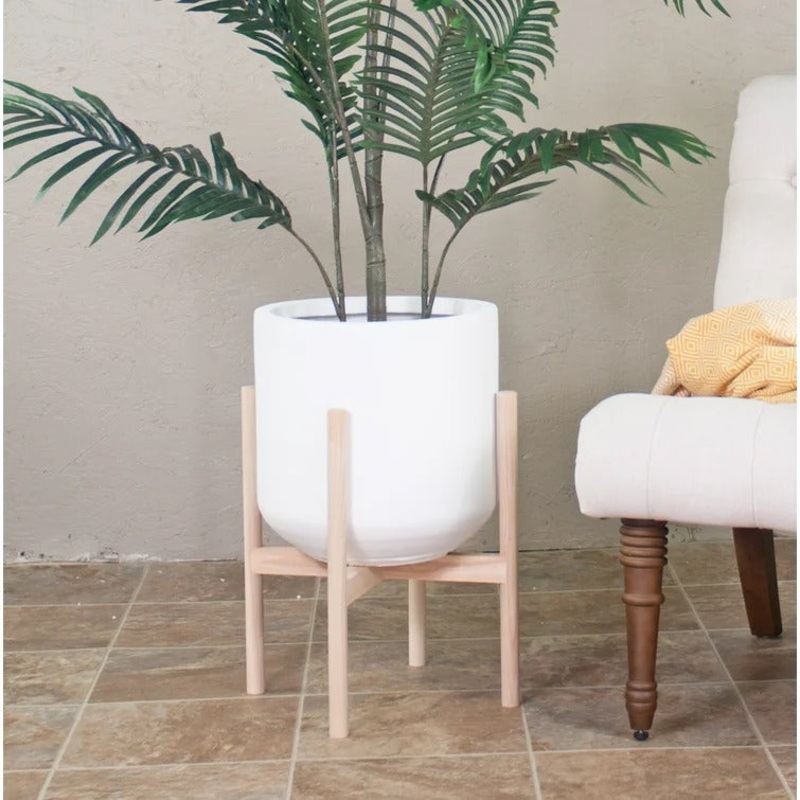 Lower West Side Fiber Clay Pot Planter