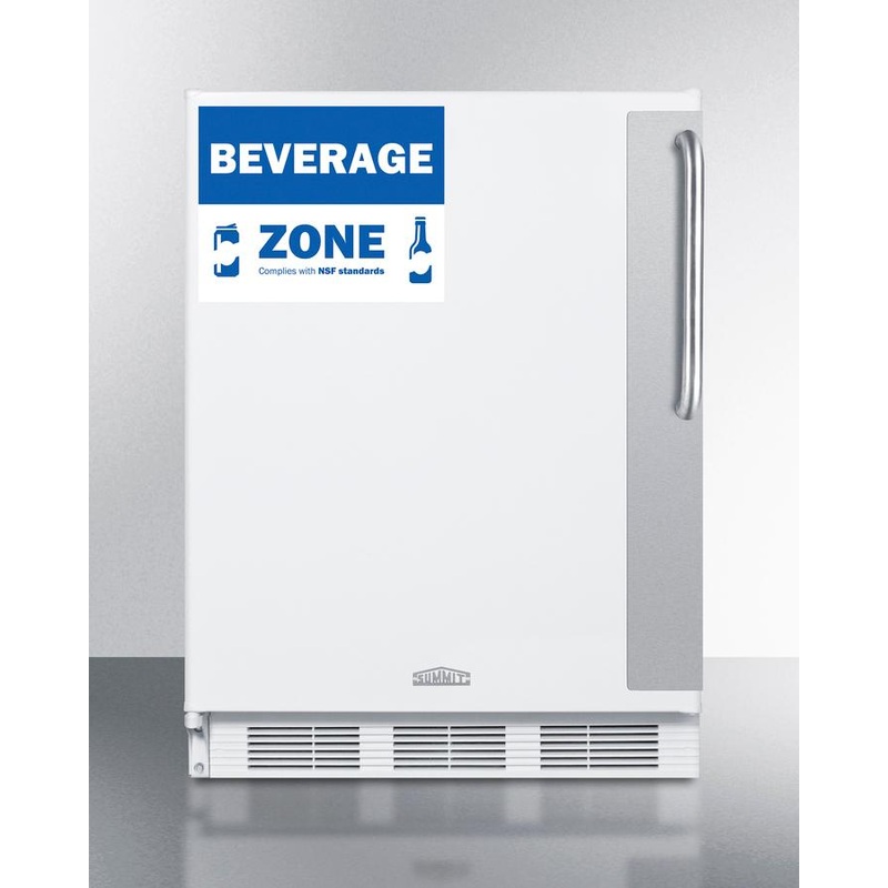 Summit FF6W7BZADALHD 24″ Wide All-Refrigerator, Ada Height