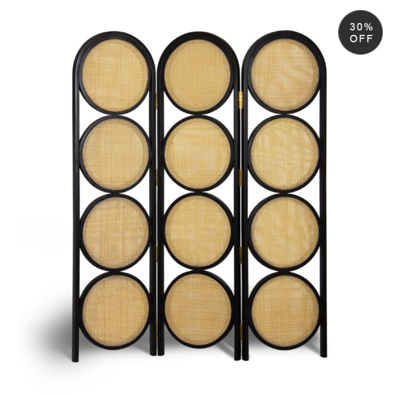 Whirlwind Woven Wood Screen
