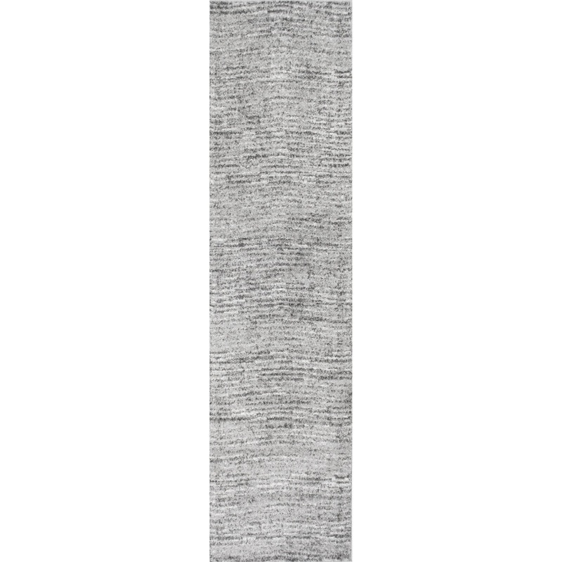 Artimas Abstract Transitional Performance Gray Rug Ebern Designs Rug Size: Runner 2’8″ x 20′