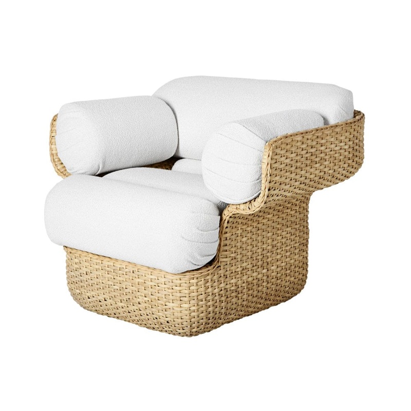 Basket Lounge Chair – Fully Upholstered