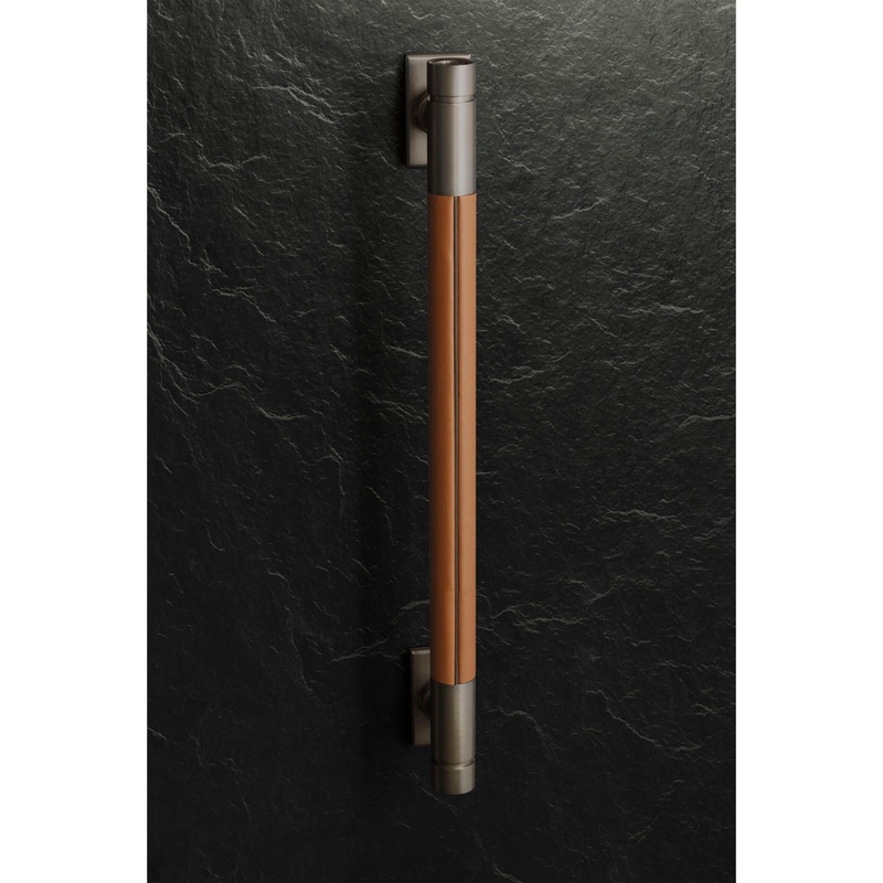 Monogram ZXPR48HSTT1 Monogram 48″ Designer Collection Titanium Short Handle For Pro Range