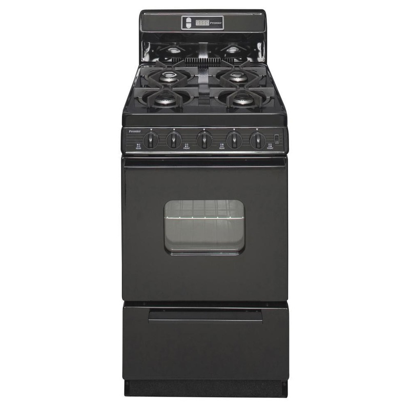 Premier SAK220BP 20 in. Freestanding Gas Range in Biscuit
