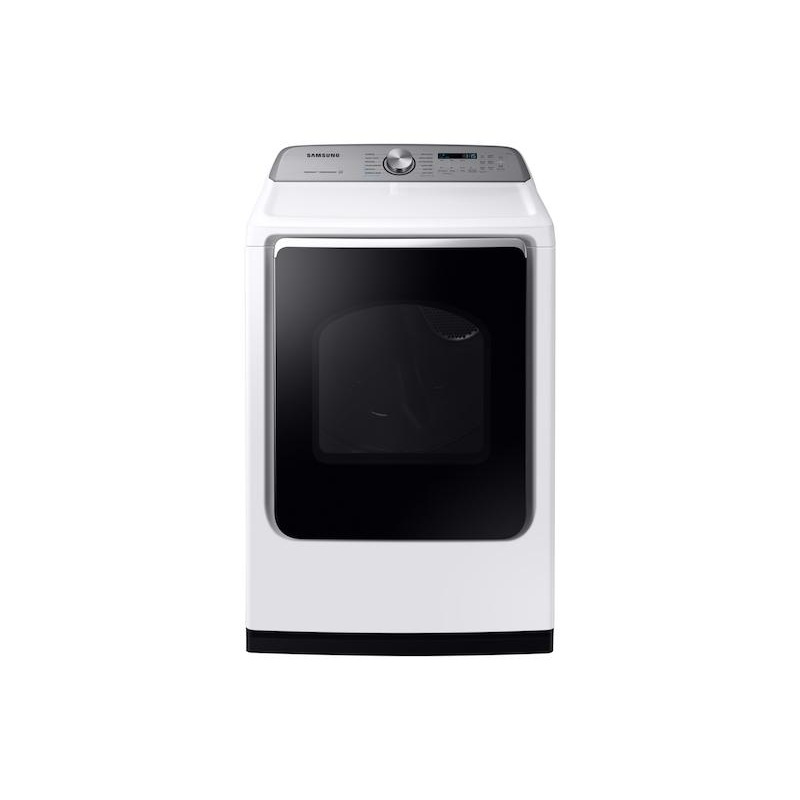 Samsung DVG54R7600W 7.4 cu. ft. Gas Dryer with Steam Sanitize+ in White