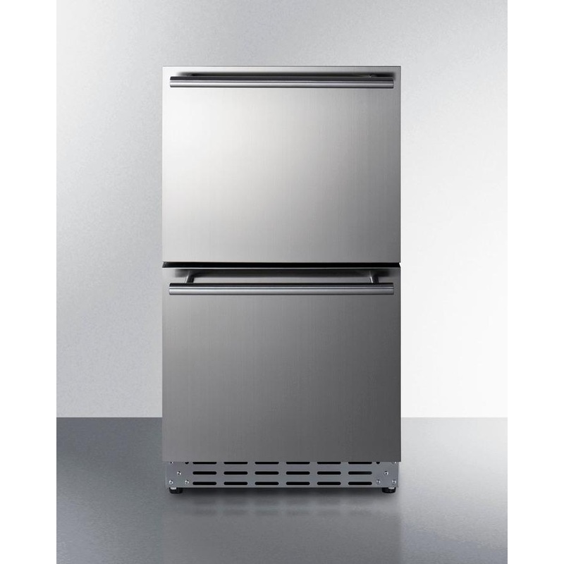 Summit ADRD18OS 18″ Wide Outdoor 2-Drawer All-Refrigerator, Ada Compliant