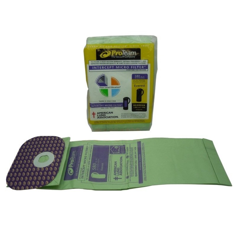 ProTeam Everest Micro Filter Vacuum Bags – 10 Bags