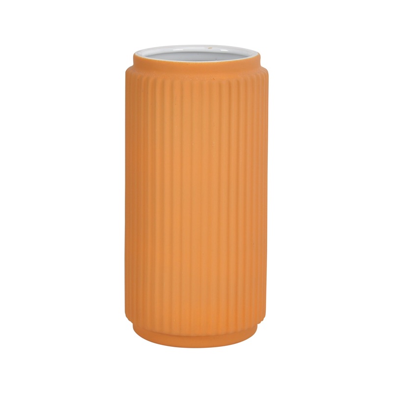 Terracotta Texture Statement Vase