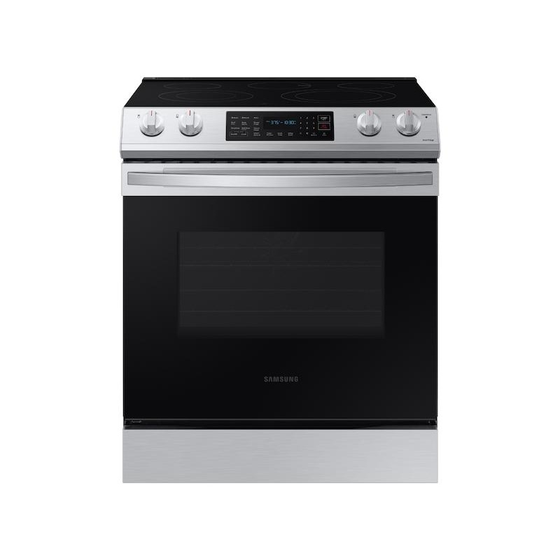 6.3 cu. ft. Smart Slide-in Electric Range with Convection in Stainless Steel
