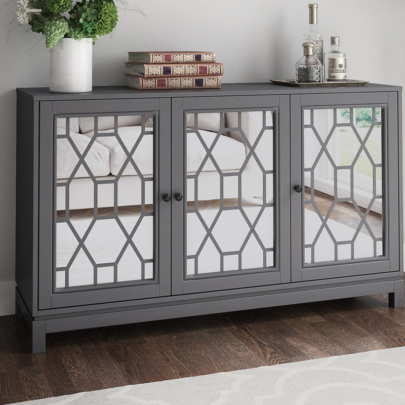 Alayna 54″ Wide Sideboard Etta Avenue Color: Antique Gray