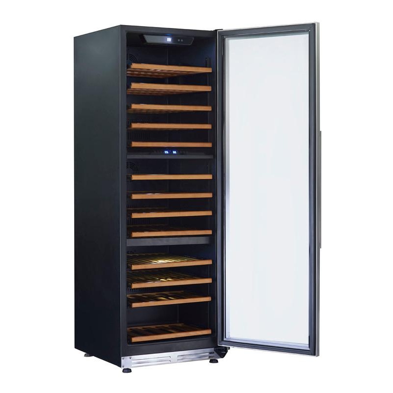 Avanti WCF143S3ST Up to 143 Bottles Designer Series Triple Zone Wine Chiller
