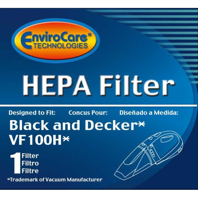 Black & Decker V100H Hepa Filter by Envirocare 968 224631-00