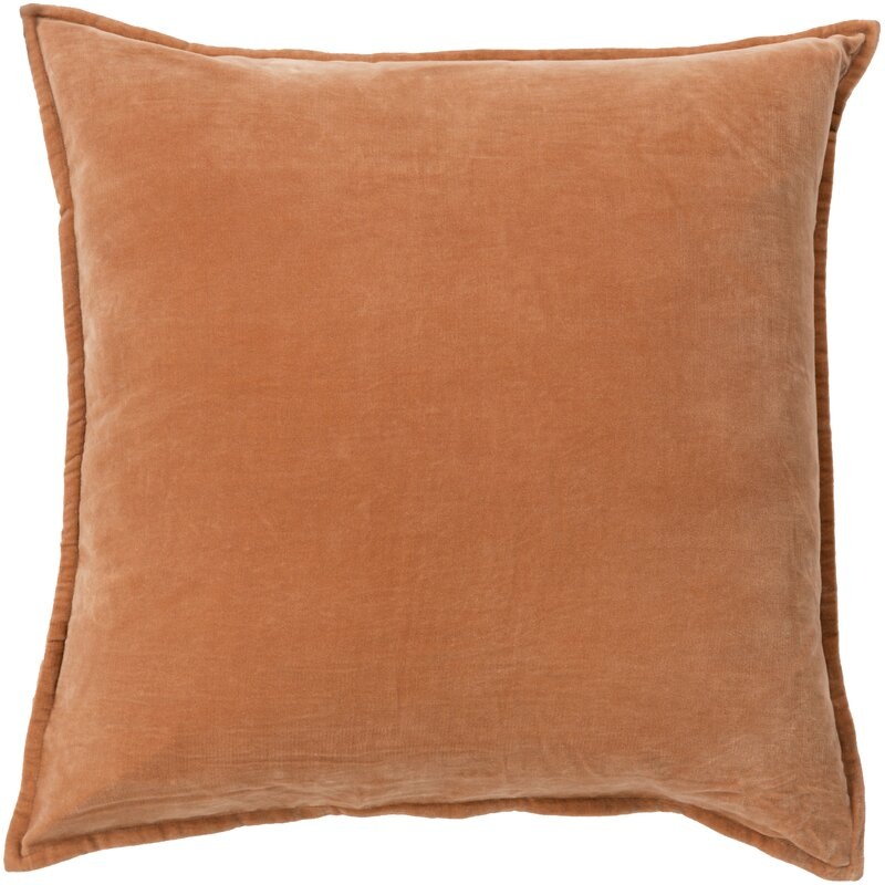 Bradford Cotton Throw Pillow With Insert-18″x18″