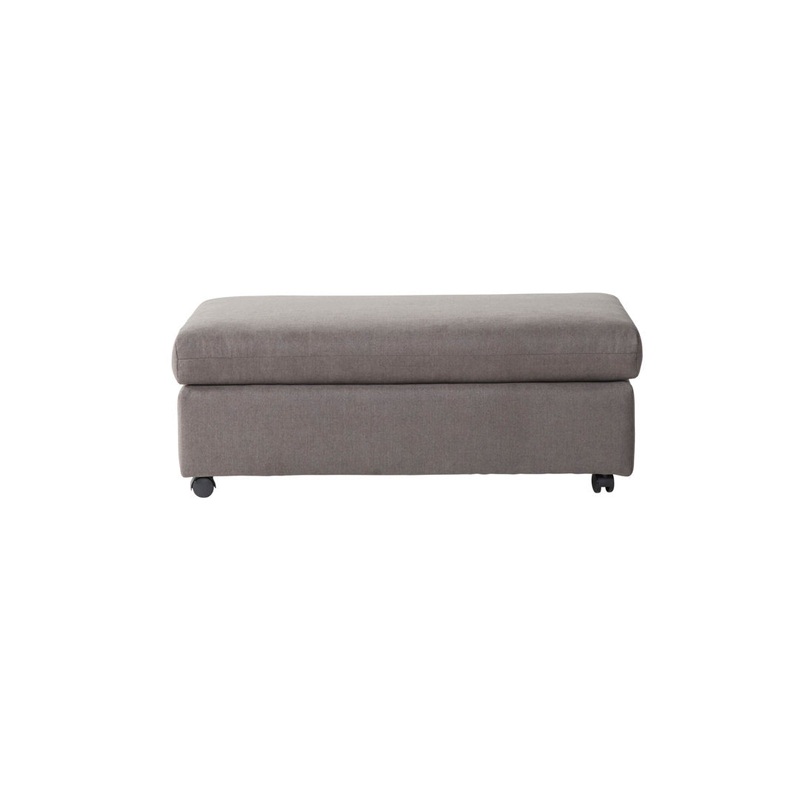 Keedah 40.5″ Wide Rectangle Standard Ottoman Latitude Run Upholstery Color: Carbon
