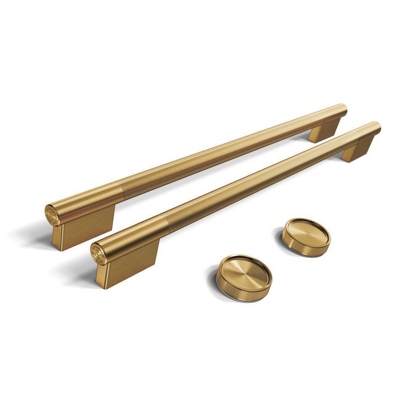 Kitchenaid W11774418 Brass Handle And Knob Hardware Accessory Kit For Kitchenaid 30″ Double Wall Oven & Microwave Combo